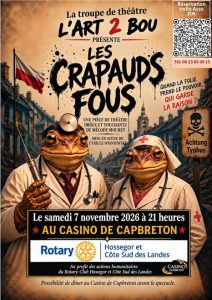 SOIREE THEATRE « LES CRAPAUDS FOUS »